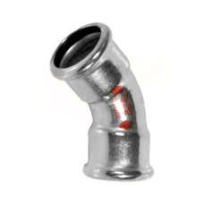 381042450 Коліно сталеве Ø42 45° ВВ оцинковане (опалення) STEELPRES® RM