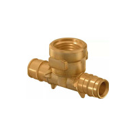 1047885 Трійник латунь Q&E з внутрішньою різьбою Ø16 х 1/2&Prime; ВР х 16 Uponor GmbH