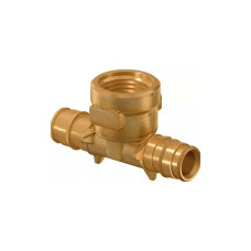 1047888 Трійник латунь Q&E з внутрішньою різьбою Ø25 х 3/4&Prime; ВР х 25 Uponor GmbH