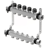 1088054 Колектор (нержавійка) з відсічними кранами Smart S LS Ø1 НГ x 11 х 3/4&Prime; Uponor GmbH