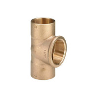94130g Трійник Ø35 х 1/2&Prime;В х 35 (бронза) (152734) Viega GmbH