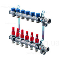 1013053 Колектор з нержавіючої сталі 4 петлі з витратомірами UPONOR