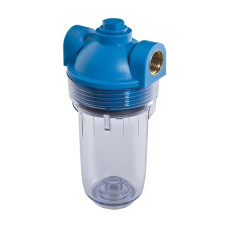 RA104P111 Фільтр-колба MIGNON PLUS L2P AS (прозора) Ø1/2″ MFO (латунь) 5″M 45°C 8 bar ATLAS FILTRI