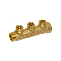 2030060400 Колектор Ø1&Prime; х 3 х 1/2&Prime; ЗР латунь I=36 мм BIANCHI F.LLI S.P.A.