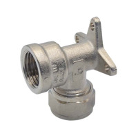 39542004 Коліно настінне (гайка) Ø20 х 1/2″В Idrosanitaria Bonomi
