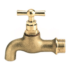 37001006 Кран поливочний вентильний Ø3/4″ латунь матовий PN8 0/+90°C Idrosanitaria Bonomi