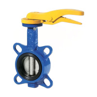 J9.101050G16C Засувка ″BUTTERFLY″ GAS (жовта ручка) GGG-400-15 (високоміцний чавун) EPDM -10/+120°C DN50 Brandoni S.p.A.