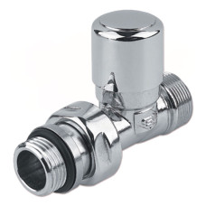 V140611CB Кран відсікаючий прямий ХРОМ Ø1/2&Prime; х 24-19 FIRST Carlo Poletti Srl