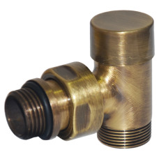 V150211M Кран відсікаючий кутовий BRUSH BRONZE Ø1/2&Prime; х 24-19 COMPACT Carlo Poletti Srl