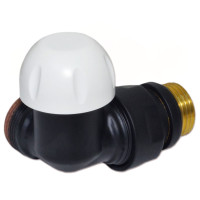 V175111EFS9005ODX Термоклапан трьохосьовий BLACK MATTE Ø1/2&Prime; х 24-19 DX (правий) FIRST CORNER Carlo Poletti Srl