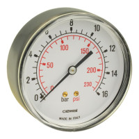 91419511 Манометр Ø100 1/2″ 16 бар фронтальний Cewal S.p.A.