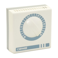 91934910 Електромеханічний кімнатний термостат RQ 10 5÷30°C 16 А (2,5 A) 250 V Cewal S.p.A.