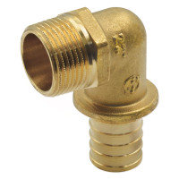 340021H042028A Коліно з зовнішньою різьбою Ø20 x 1/2&Prime; ЗР (натяжна гільза) GENERAL FITTINGS