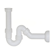 12811250 Сифон для мийки трубчатий Ø50 х 1 1/2&Prime; без випуску Ghidini SpA