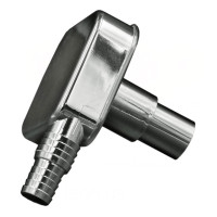 1209CR0000 Сифон для ПМ Ø25/32 зовнішній пластиковий ABS ХРОМОВАНИЙ GoPlast S.r.l.