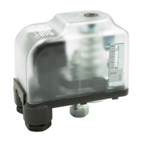 Механічне реле з накидною гайкою 1/4″В (прозорий корпус, шкала регулювання) PM/5 G-14SG 1-5 бар 16 A 230 V Italtecnica