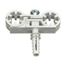 1317D00018 Кліпса подвійна з шурупом і дюбелем Ø18 мм GoPlast S.r.l.