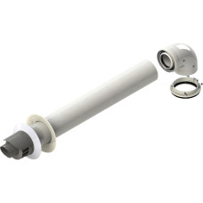 A3844 Коаксиальний горизонтальний комплект ПЗ/ГВ для конденсаційних котлів Ø60/100 mm (коліно і термінал L=750 mm) GROPPALLI S.R.L.