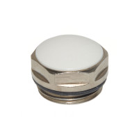 101 Заглушка Ø1/2″ З з білою пластиковою вставкою (ущільнення EPDM) Marvit Spa