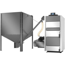 CSEGPEL10086L Пелетний котел CLASSIC SEG PELLET 100 PLATINUM 100 kW LEFT (450-1500 м²) самоочистний пальник METAL-FACH Sp. z o. o.