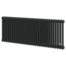 0Q1030570140000RAL9005М Трубчастий радіатор Multicolumn H=570 (міжосьова 500 мм) 3-14 (секцій) конф.0 (бокове 1/2&Prime;) Δt50=812 W RAL9005МATT DeLonghi