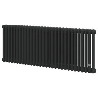 0Q1030570200000RAL9005М Трубчастий радіатор Multicolumn H=570 (міжосьова 500 мм) 3-20 (секцій) конф.0 (бокове 1/2&Prime;) Δt50=1160 W RAL9005МATT DeLonghi