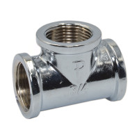 F130CR002 Трійник (хром) Ø1/2&Prime; ВВВ FP Pattaroni