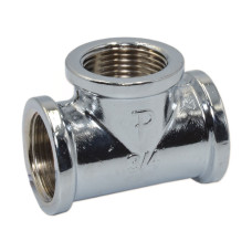 F130CR002 Трійник (хром) Ø1/2&Prime; ВВВ FP Pattaroni
