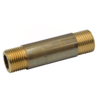 F205 Довгий ніпель латунний Ø1/2&Prime; x 80 мм (шестигранник) FP Pattaroni/SANHA