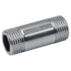 F205CR008 Довгий ніпель (хром) Ø3/4&Prime; x 50 мм (шестигранник) FP Pattaroni