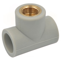P320020034 Трійник PP-R з внутрішньою різьбою Ø20 x 3/4″ x 20 PRAWTECH Sp. z o.o.
