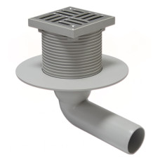 CNS010X / E7910AI Трап горизонтальний поворотний без гідрозатвору нержавіючий INOX Ø50 х 100 мм REDI s.p.a