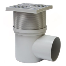 EAL44AI Трап горизонтальний високий нержавіючий INOX Ø110 х 150 мм REDI s.p.a.