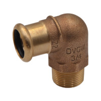 697102022 Коліно бронзове під прес Ø22 х 1/2&Prime; З AESPRES® RM