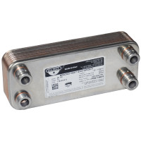 17B1901415 Теплообмінник ZB 190 (INOX AISI 316L) 14 пластин 1 x Ø1/2&Prime;G / 3 x Ø20,8 -10/+120°C Zilmet S.p.A.