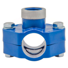 1031033003001 UNIDELTA Хомут для врізки LABLU Ø32 х 3/4″ В PN16 PP-B (УФ захист)