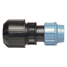 1033 UNIDELTA Муфта перехідна універсальна Ø32 х 27/34 (мідь, сталь, чавун, пластик) PN16 PP-B (УФ захист)