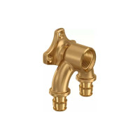 1059821 Водорозетка латунь Q&E U-подібна Ø20 х 1/2&Prime; ВР х 20 Uponor GmbH