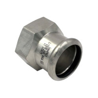 190304018 Перехідник нержавіючий Ø18 х 3/4″ В INOXPRES® RM