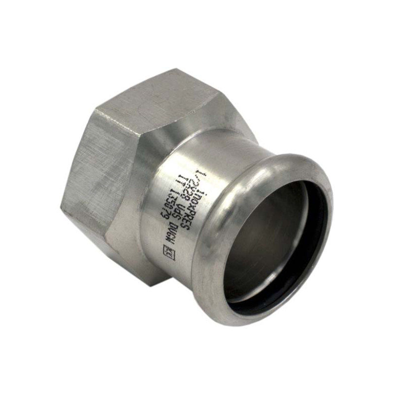 190304018 Перехідник нержавіючий Ø18 х 3/4″ В INOXPRES® RM