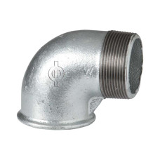 09205009 Коліно оцинковане Ø2 1/2″ ВЗ 90° Berg Montana