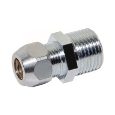 411 (G02503) Перехідник хром Ø10 х 1/2″З VA Albertoni srl