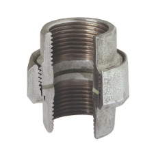 33025007 Збірка ″американка″ оцинкована (білий чавун) Ø1 1/2″ ВВ (під прокладку) Berg Montana