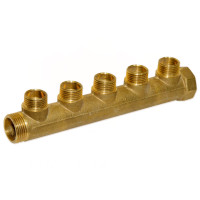 2050060400 Колектор Ø1&Prime; х 5 х 1/2&Prime; ЗР латунь I=36 мм BIANCHI F.LLI S.P.A.