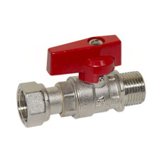 528M05050F Кран прямий Ø3/4&Prime; З х 3/4&Prime; В з накидною гайкою (red/червоний) BIANCHI F.lli S.p.A.