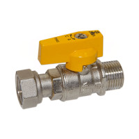 528M04050G Кран газовий прямий Ø1/2″ З х 3/4″ В (накидка гайка) BIANCHI F.lli S.p.A.