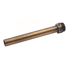 A42700M Трубка для під`єднання сантехприладів Ø1/2&Prime; x Ø15 L=140 мм BRUSH BRONZE Carlo Poletti Srl
