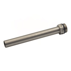 A42700J Трубка для під`єднання сантехприладів Ø1/2&Prime; x Ø15 L=140 мм BRUSH SILVER Carlo Poletti Srl