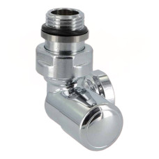 V174410CBSX Кран відсікаючий трьохосьовий ХРОМ Ø1/2&Prime; SX (лівий) FIRST CORNER Carlo Poletti Srl