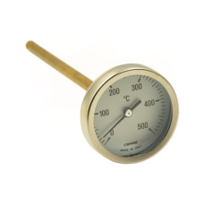 91636150 Біметалевий пірометр PSZ 63 GC Ø63 0/500°С стрижень Ø9 мм х 150 мм Cewal S.p.A.